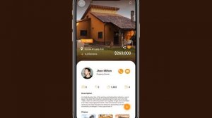 UI motion in figma for Real Estate app