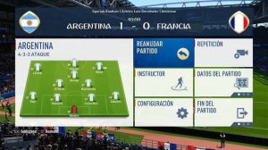 FIFA 18 world cup russia ps4/ARGENTINA VS FRANCIA #futbol #fifa18 #argentina