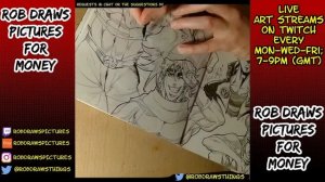 Time-Lapse Sketch: Jonathan Joestar (JoJo's Bizarre Adventure)