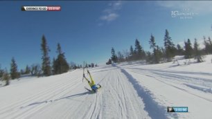 Снегоход сбил лыжника во время марафона
