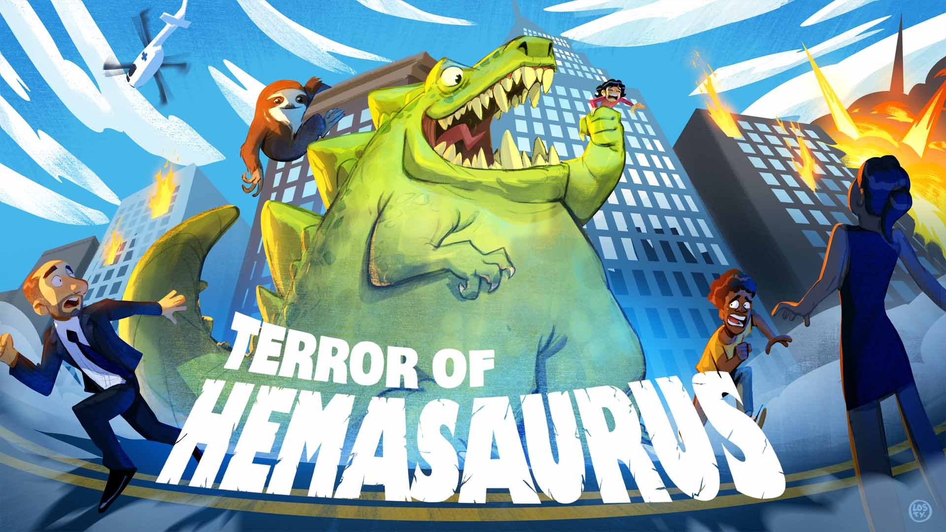 Terror of Hemasaurus - Trailer - ПК - Steam - Switch - PS4 - PS5 - Xbox One - Xbox Series X|S
