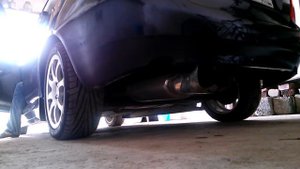 Калина 1.6 8 кл. Выхлоп звук.