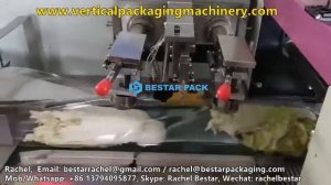 Servo horizontal packaging machine for vegetables, with hole device