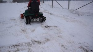 Снегоотвал для мини-ведехода. Гусеничный вездеход ПатрульТрак-Мини (PatrolTrack-Mini)