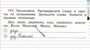 Упражнение 129 - ГДЗ по Русскому языку Рабочая тетрадь 4 класс (Канакина, Горецкий) Часть 1