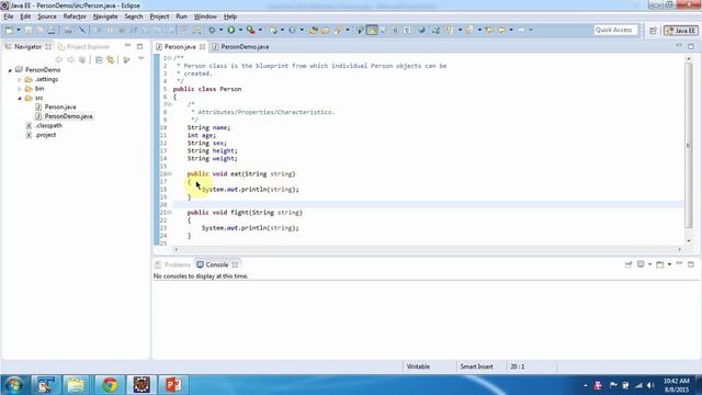 What is a Class [Person]? | Java Class | Java Tutorial