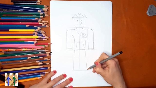 Как нарисовать Билдермена. Онлайн-школа рисования "Малевашки" смотреть онлайн