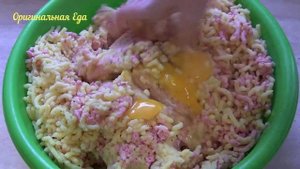 Картофельные котлеты с колбасой - очень нежные и ароматные котлеты | Оригинальная Еда