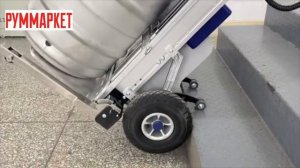 Тележка подъемник по ступеням с функцией лифт на 1 метр.