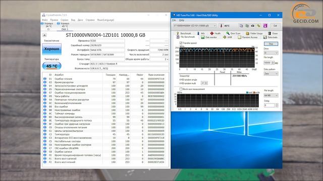 Обзор HDD Seagate IronWolf (ST10000VN0004) объемом 10 ТБ для сетевых хранилищ смотреть онлайн