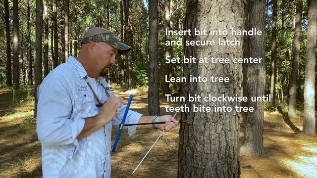 How to use a Haglöf Tree Increment Borer смотреть онлайн