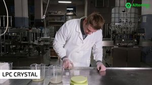 LPC прозрачный пластик двухкомпонентный