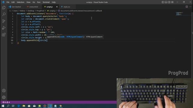 ASMR Programming - Neumorphic Bubbles With Javascript and CSS - No Talking