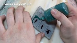 Процесс изготовления патчей маленьких размеров. Производим из ПВХ любые изделия