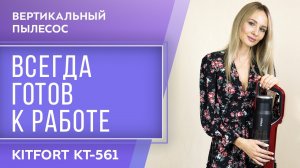 Вертикальный пылесос Kitfort KT-561