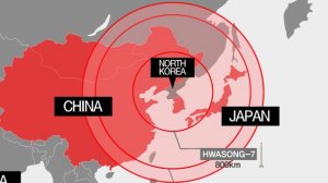 Радиус действия северокорейских ракет