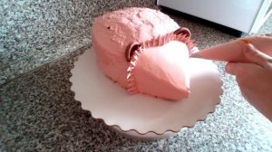 Детский торт "Ёжик на полянке"!Оформление!