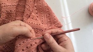 Летняя кофточка (крючком). Мастер класс. Часть 5