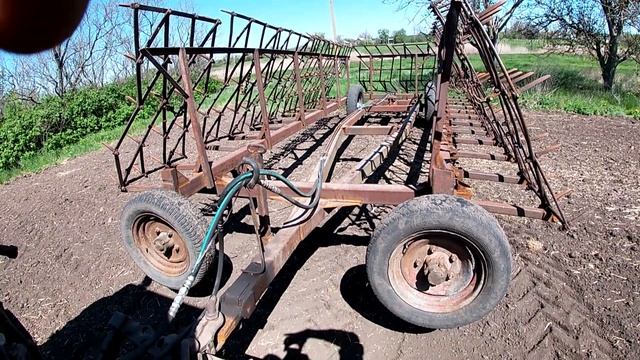 Сцепка борон своими руками! Бороны на МТЗ, Юмз! Лучший вариант! Боронование 2021! смотреть онлайн