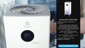 Подключение воздухоочистителя Electrolux Yin-Yang к Hommyn