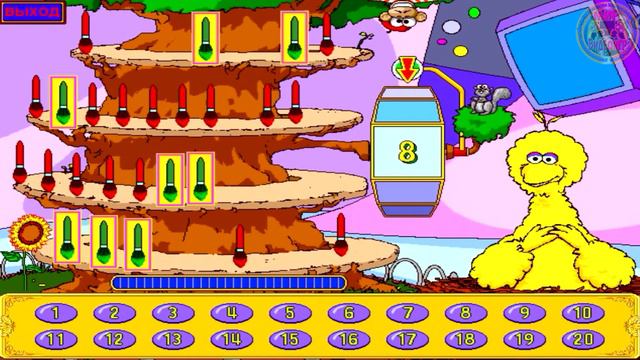 Игра Начнем Учится (Давай Учиться) Играем с Большой Птицей. смотреть онлайн