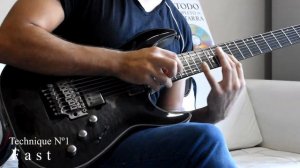 Electric guitar lesson - Arpeggios at the speed of light - Sweep Picking and Tapping