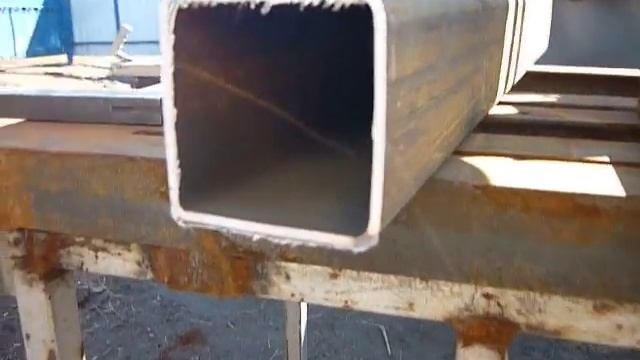 Обзор самодельного отрезного станка по металлу.