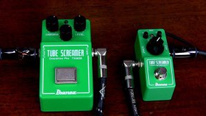 Pedal Shootout!! Ibanez TS808 VS Ibanez Tube Screamer Mini