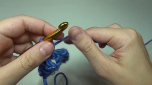 Урок 4.2 ЛЕВАЯ РУКА. Чередование столбиков без накида и воздушных петель. Вязание крючком не глядя