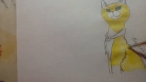 Как рисовать кота. 2 часть. Кот акварелью