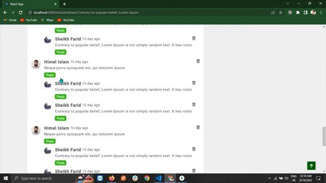 MERN STACK Multi Author Blog user comment show | React | Node | Express | mongodb | javascript #108 смотреть онлайн