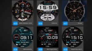 Top 50 Full Watch Faces For the Amazfit GTR 2