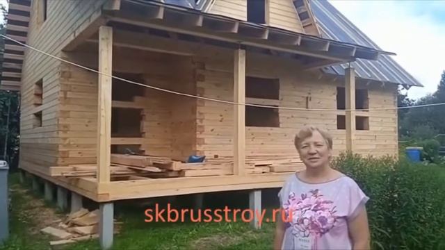 Отзыв о строительной компании БрусСтрой ? июль 2021 ? дом из профилированного бруса под усадку