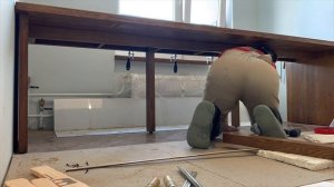 Стол-подоконник из дуба