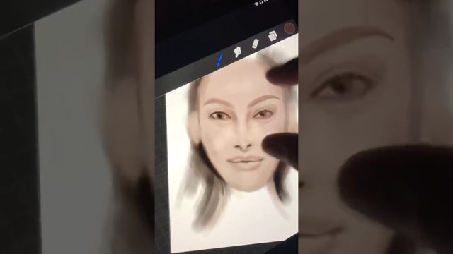 Как рисовать лицо на графическом планшете смотреть онлайн