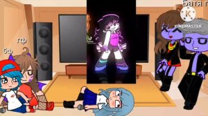 FNF 's reaction to the meme/реакция фнф на меме