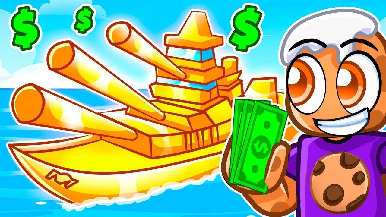 Потратил 8 972 642 доллара на СИЛЬНУЮ ЛОДКУ в Roblox! перевод - CookieBlox смотреть онлайн