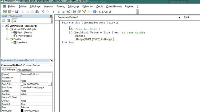 Excel VBA : Module #4 - Les cases à cocher (Checkbox) смотреть онлайн