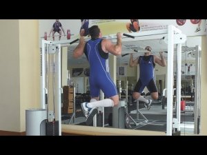 Подтягивания за 120 секунд при весе 105 кг