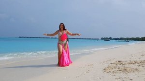 Aziza belly dancer Maldives