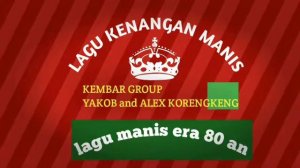 LAGU KEMBAR GROUP# SENDIRI TANPA DIRIMU.YAKOB AND ALEX