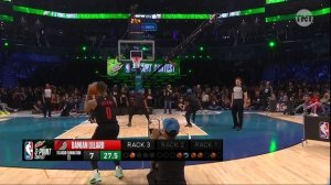 Damian Lillard Three-Point Contest First Round | 2019 NBA All-Star