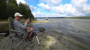 Рыбалка на Верхне-Макаровском водохранилище. Тренировка перед соревнованиями