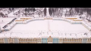 Екатерининский дворец в Пушкине, Санкт-Петербург | Catherine Palace Saint-Petersburg | Аэросъёмка