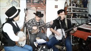 JAMBALAIA-hillbilly-bluesgrass stile-banjo 5 cordas-Soninha KOi-prof. JP e seu aluno Johnny Gomes
