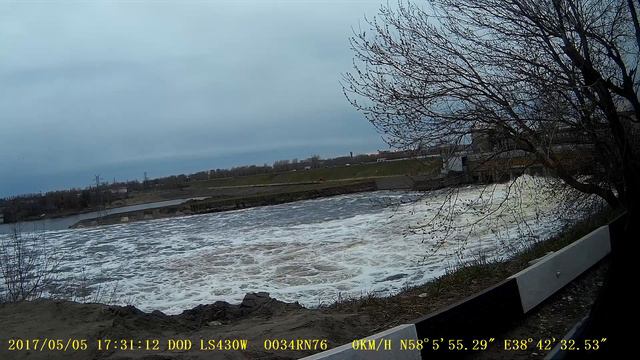 Сброс воды из Рыбинского водохранилища смотреть онлайн
