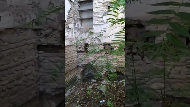 Заброшенные дома затопленного поселка Жинвали ( Грузия)