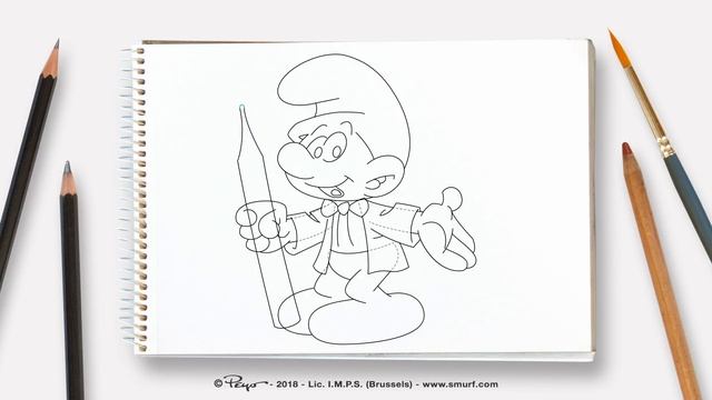 Как рисовать Гаргамель и его друзья • Смурфики смотреть онлайн