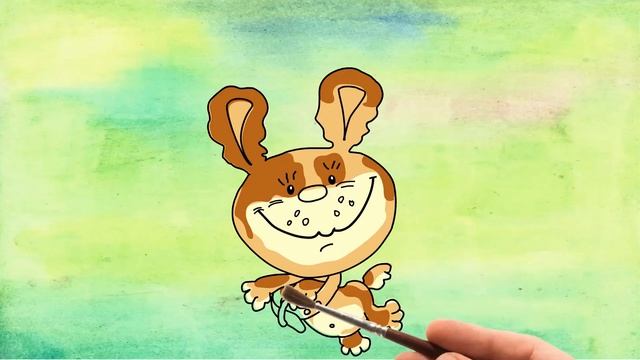 Открытка "Поздравляю!" Рисованный видео ролик смотреть онлайн