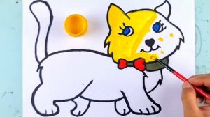 Bolalar uchun mushuk rasm chizish / Рисуем кота для детей / Draw a cat for kids